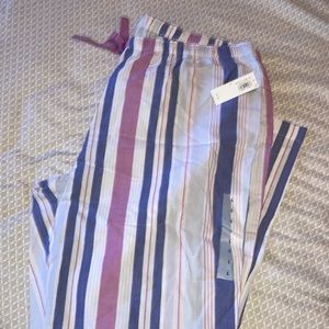 Old Navy striped pj pants